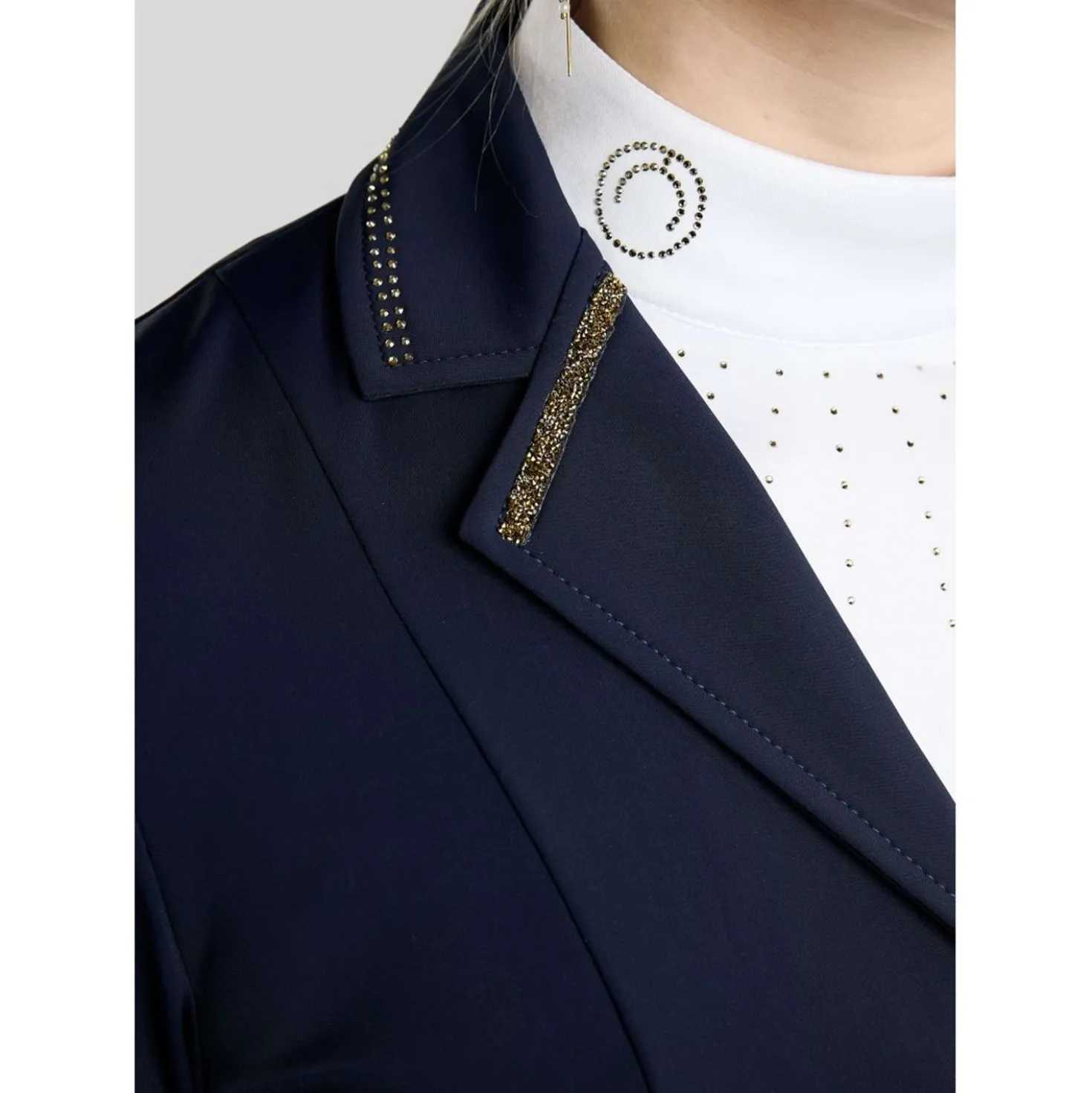 Montar Wedstrijdjasje MoEve Golden Quartz Crystals Navy