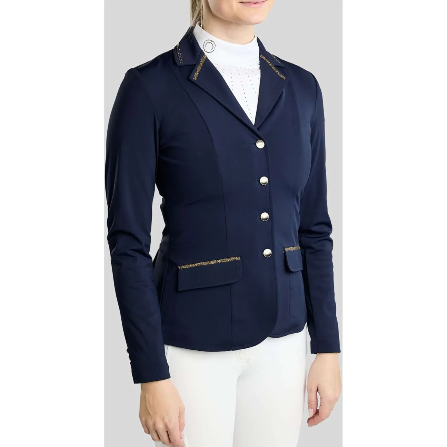 Montar Wedstrijdjasje MoEve Golden Quartz Crystals Navy