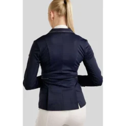 Montar Wedstrijdjasje MoPearl Pintucks Gun Metal Crystals Navy