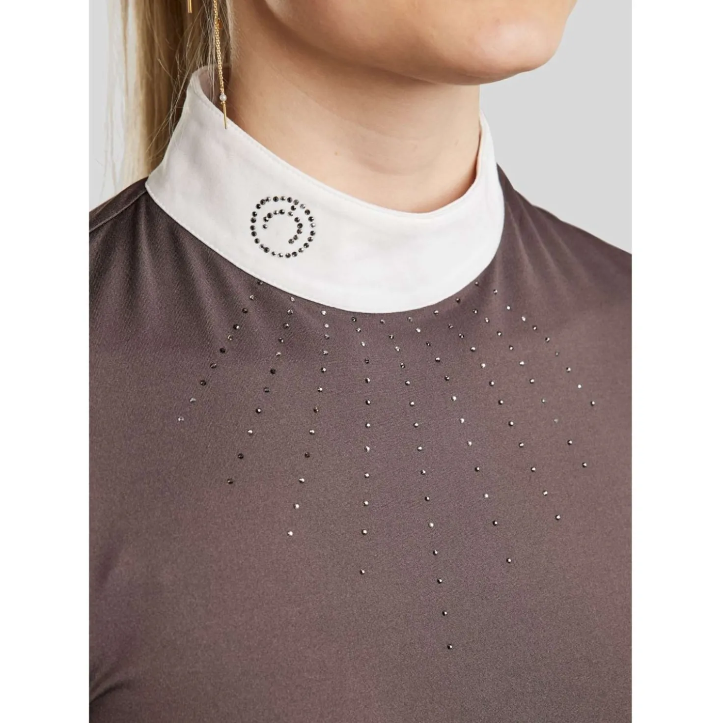 Montar Wedstrijdshirt MoEmilia Lange Mouwen Black Peony