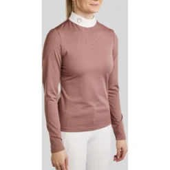 Montar Wedstrijdshirt MoEmilia Lange Mouwen Dusty Rose