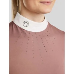 Montar Wedstrijdshirt MoEmilia Lange Mouwen Dusty Rose