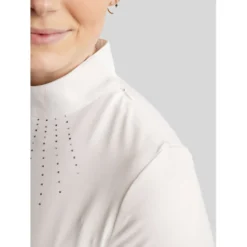 Montar Wedstrijdshirt MoEmilia Lange Mouwen Wit