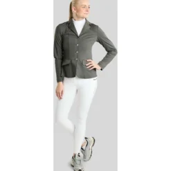 Montar Wedstrijdshirt MoEve Golden Quartz Crystals Lange Mouwen Wit