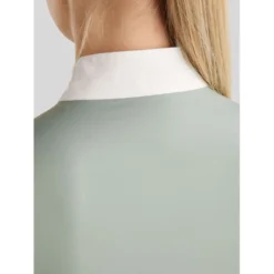 Montar Wedstrijdshirt MoPearl Pintucks Gun Metal Crystals Turin