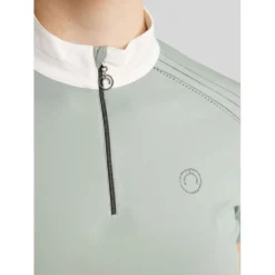 Montar Wedstrijdshirt MoPearl Pintucks Gun Metal Crystals Turin
