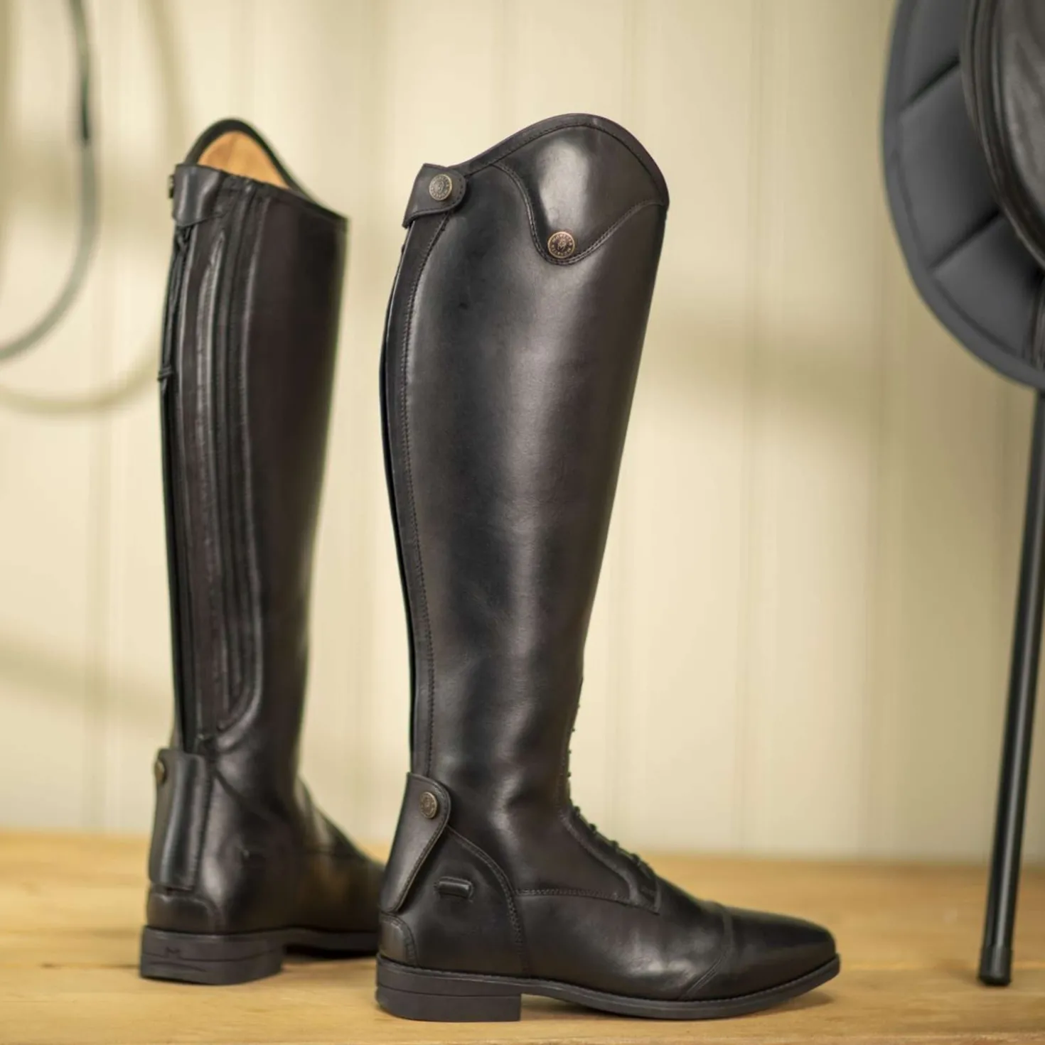 Moretta by Shires Rijlaarzen Ortona Tall Zwart