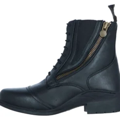 Mountain Horse Jodhpurs Veganza Side Zip Paddock Zwart