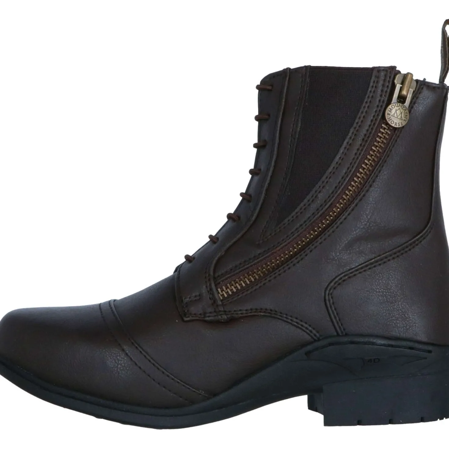 Mountain Horse Jodhpurs Veganza Side Zip Paddock Bruin