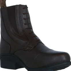 Mountain Horse Jodhpurs Veganza Side Zip Paddock Bruin