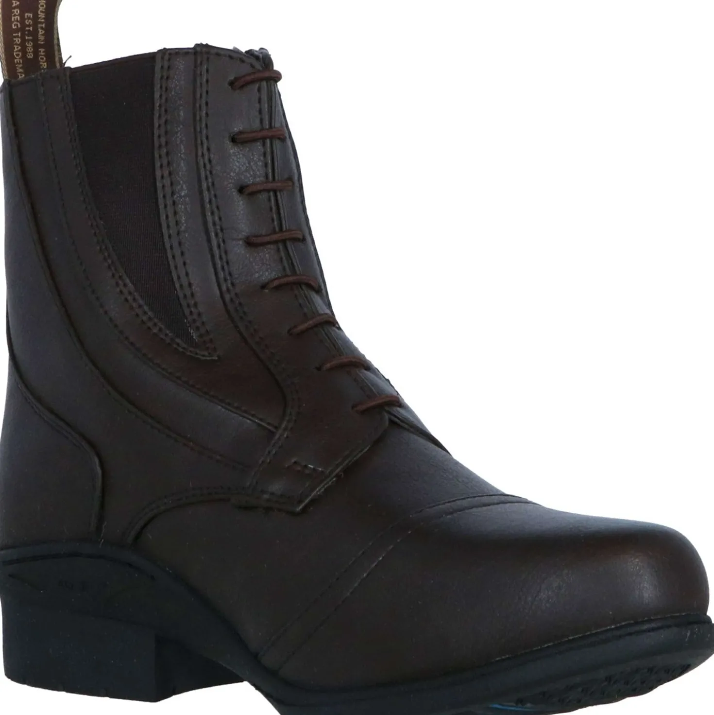 Mountain Horse Jodhpurs Veganza Side Zip Paddock Bruin