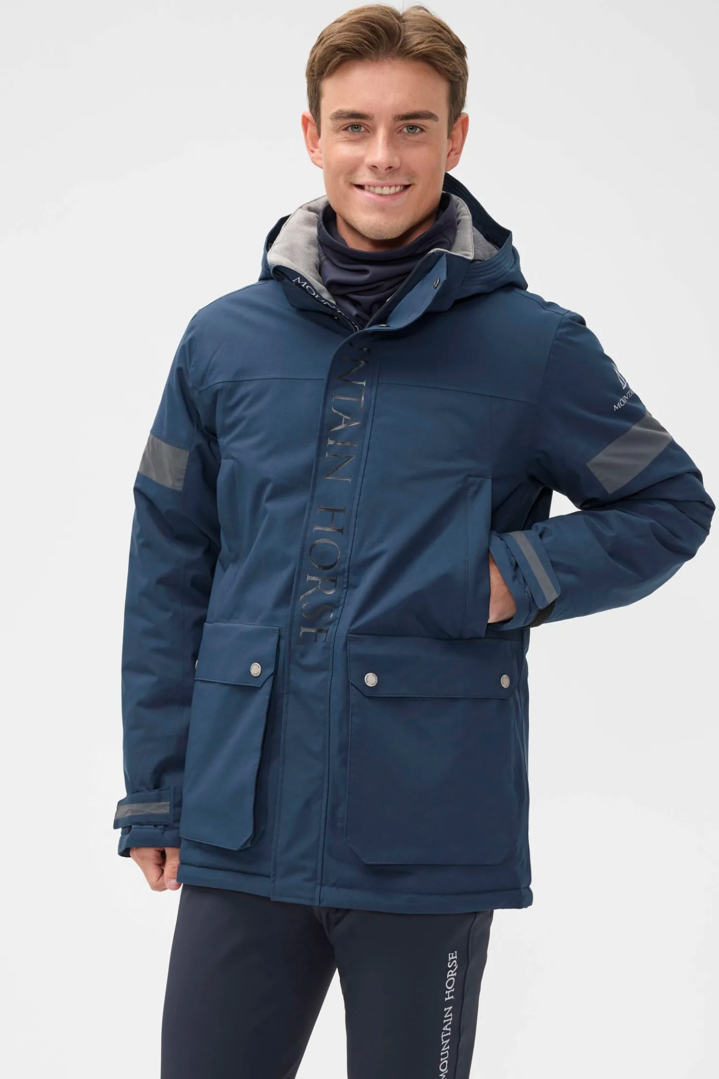 Mountain Horse Korte parka Galaxy Navy