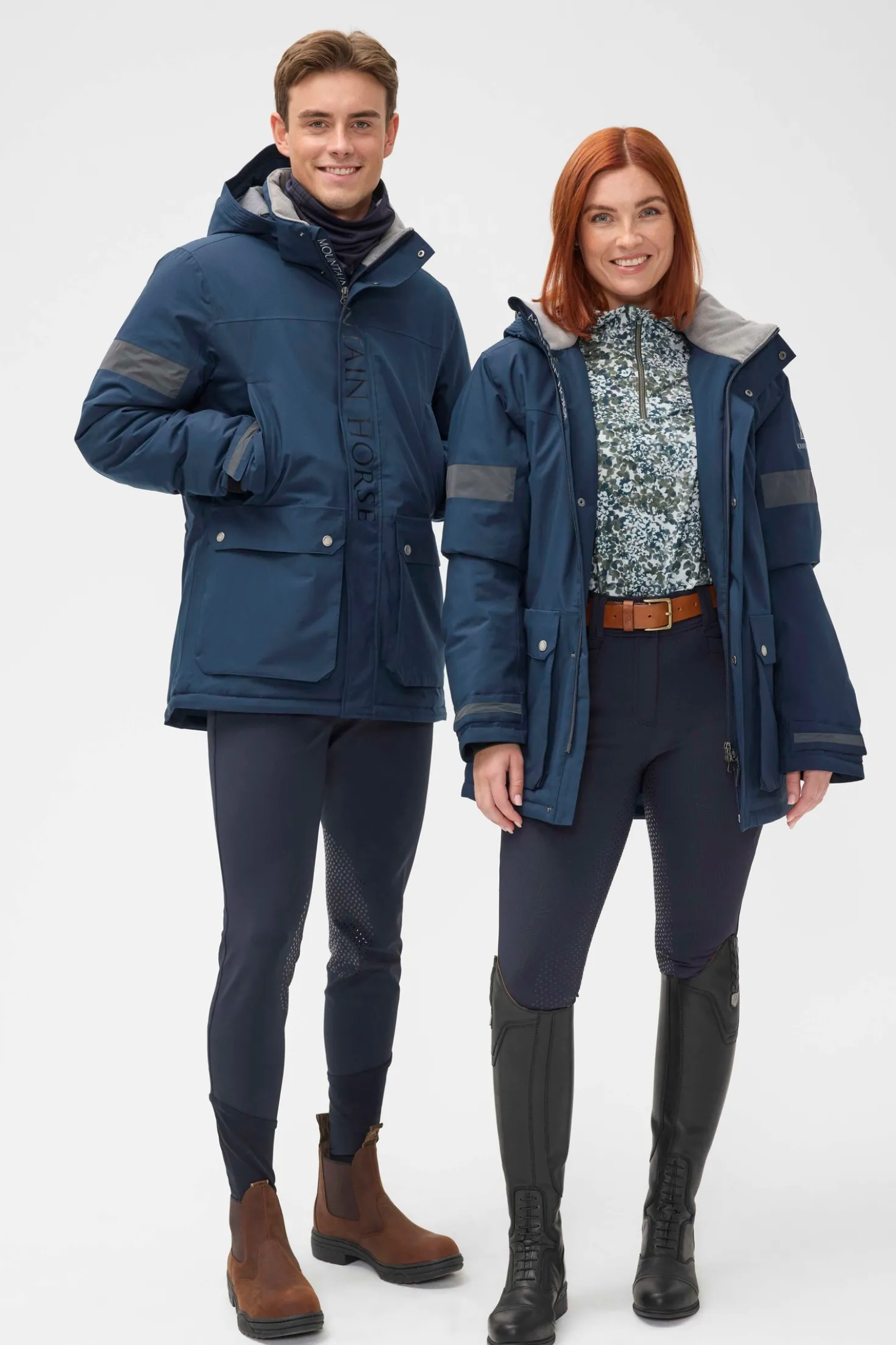Mountain Horse Korte parka Galaxy Navy