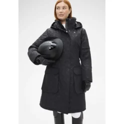 Mountain Horse Lange Jas Saga Black Leaf