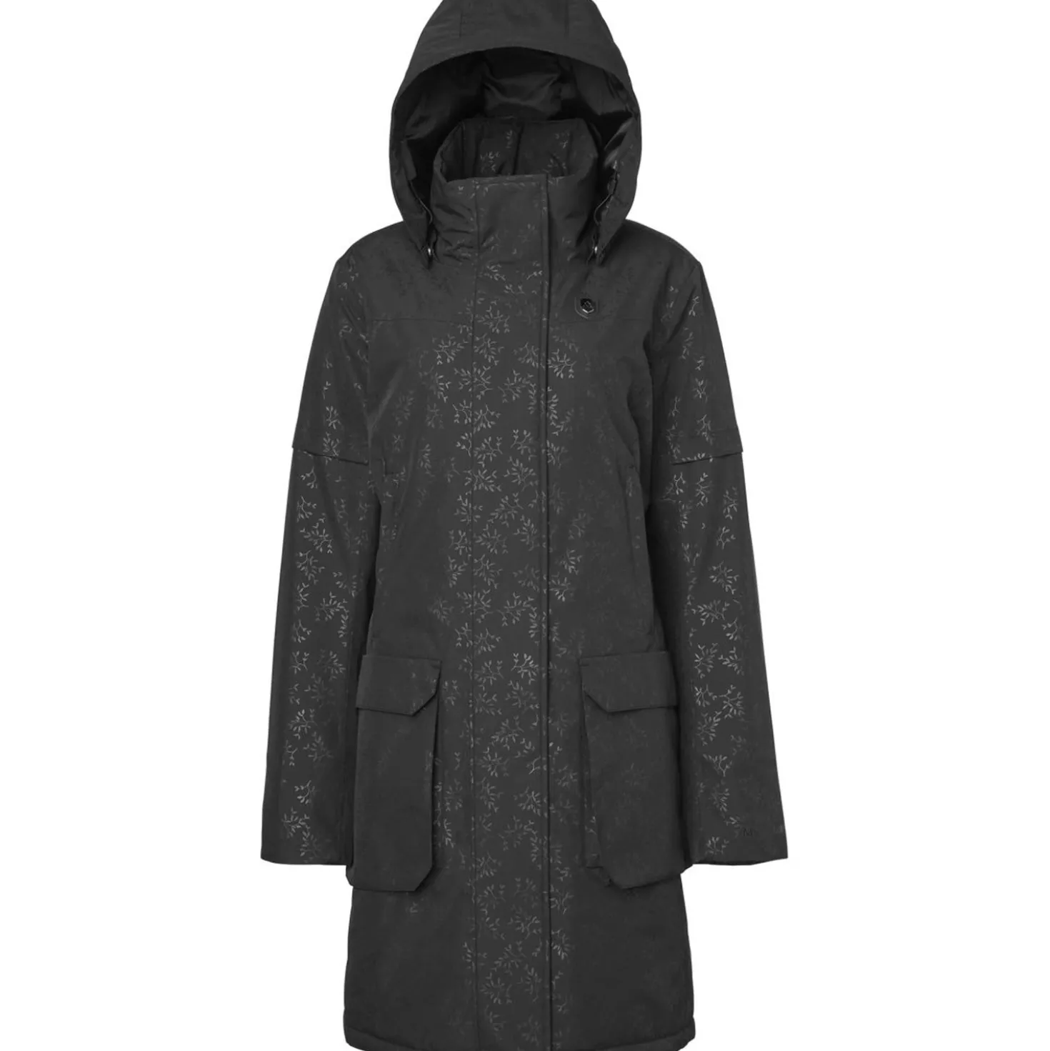 Mountain Horse Lange Jas Saga Black Leaf