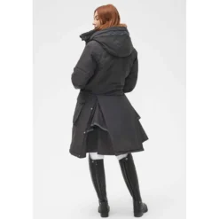 Mountain Horse Lange Jas Saga Onyx Black