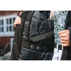 Mountain Horse Lange Jas Saga Onyx Black