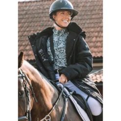 Mountain Horse Lange Jas Saga Onyx Black