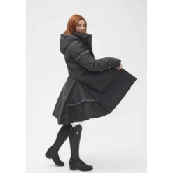 Mountain Horse Lange Jas Saga Onyx Black