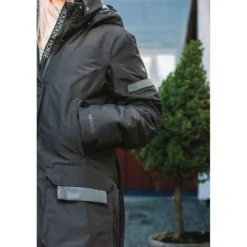 Mountain Horse Lange Jas Saga Onyx Black