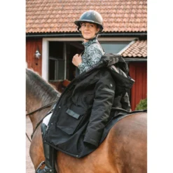 Mountain Horse Lange Jas Saga Onyx Black