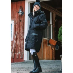 Mountain Horse Lange Jas Saga Onyx Black