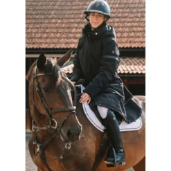 Mountain Horse Lange Jas Saga Onyx Black