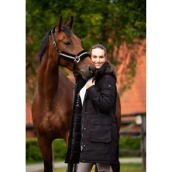 Mountain Horse Lange Jas Saga Onyx Black