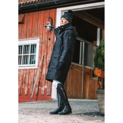 Mountain Horse Lange Jas Saga Onyx Black