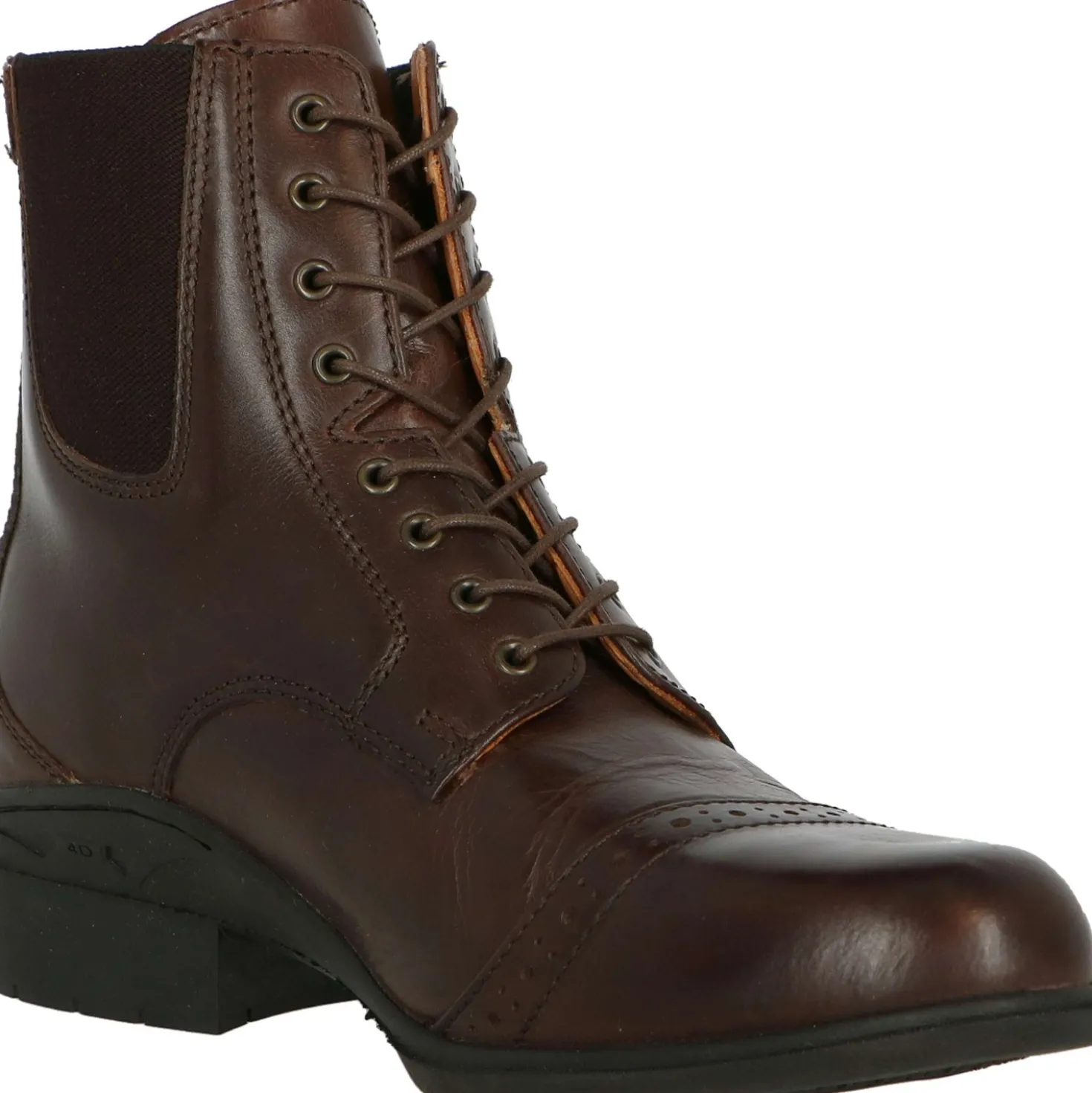 Mountain Horse Paddock Boots Aurora Back Zip Brown