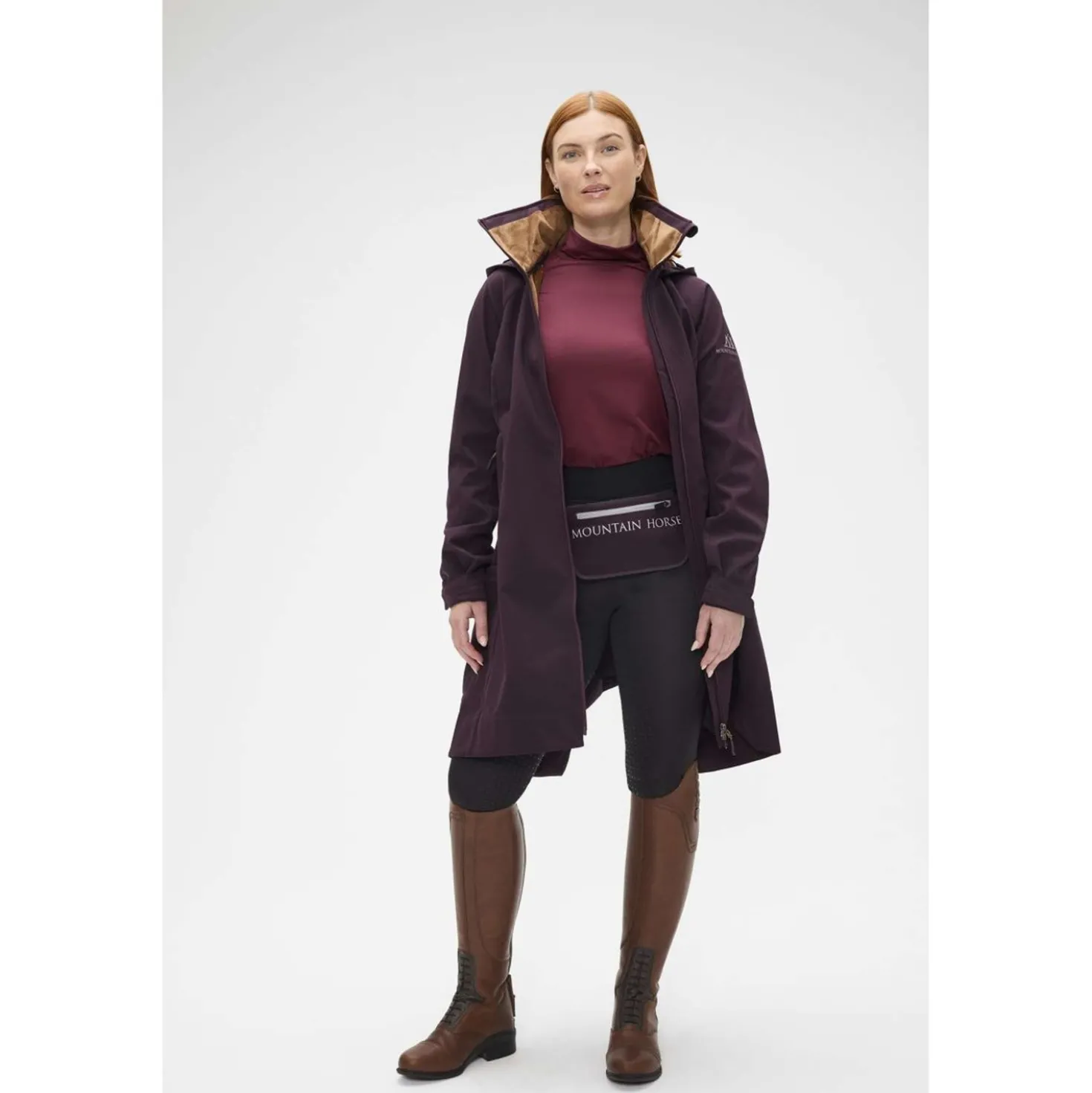 Mountain Horse Parka Stella Softshell Dark Bordeaux