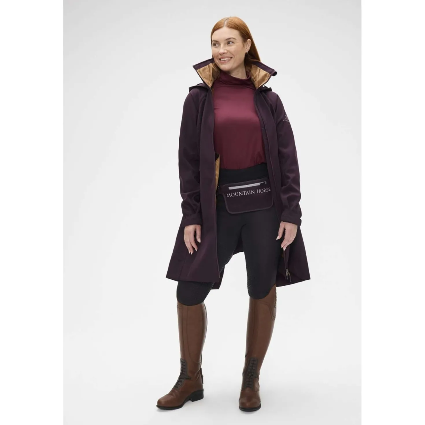 Mountain Horse Parka Stella Softshell Dark Bordeaux