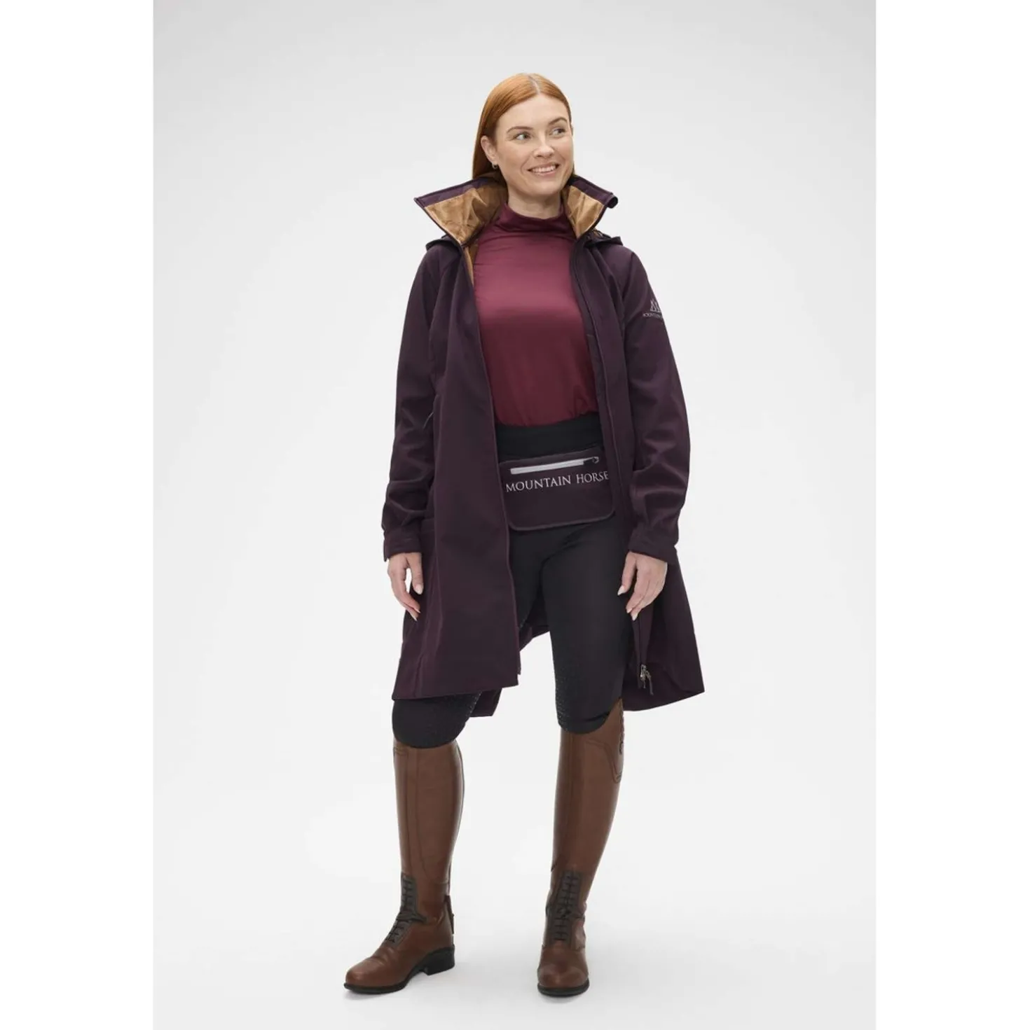Mountain Horse Parka Stella Softshell Dark Bordeaux