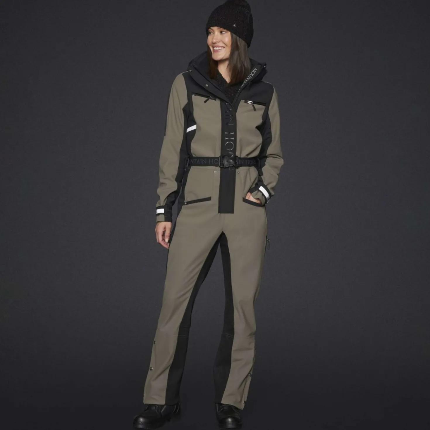 Mountain Horse Rijoverall Jen Softshell Urban Taupe
