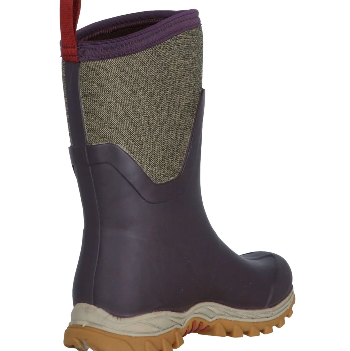 Muck Boot Arctic Sport II Mid Dames Bordeaux/Tweed