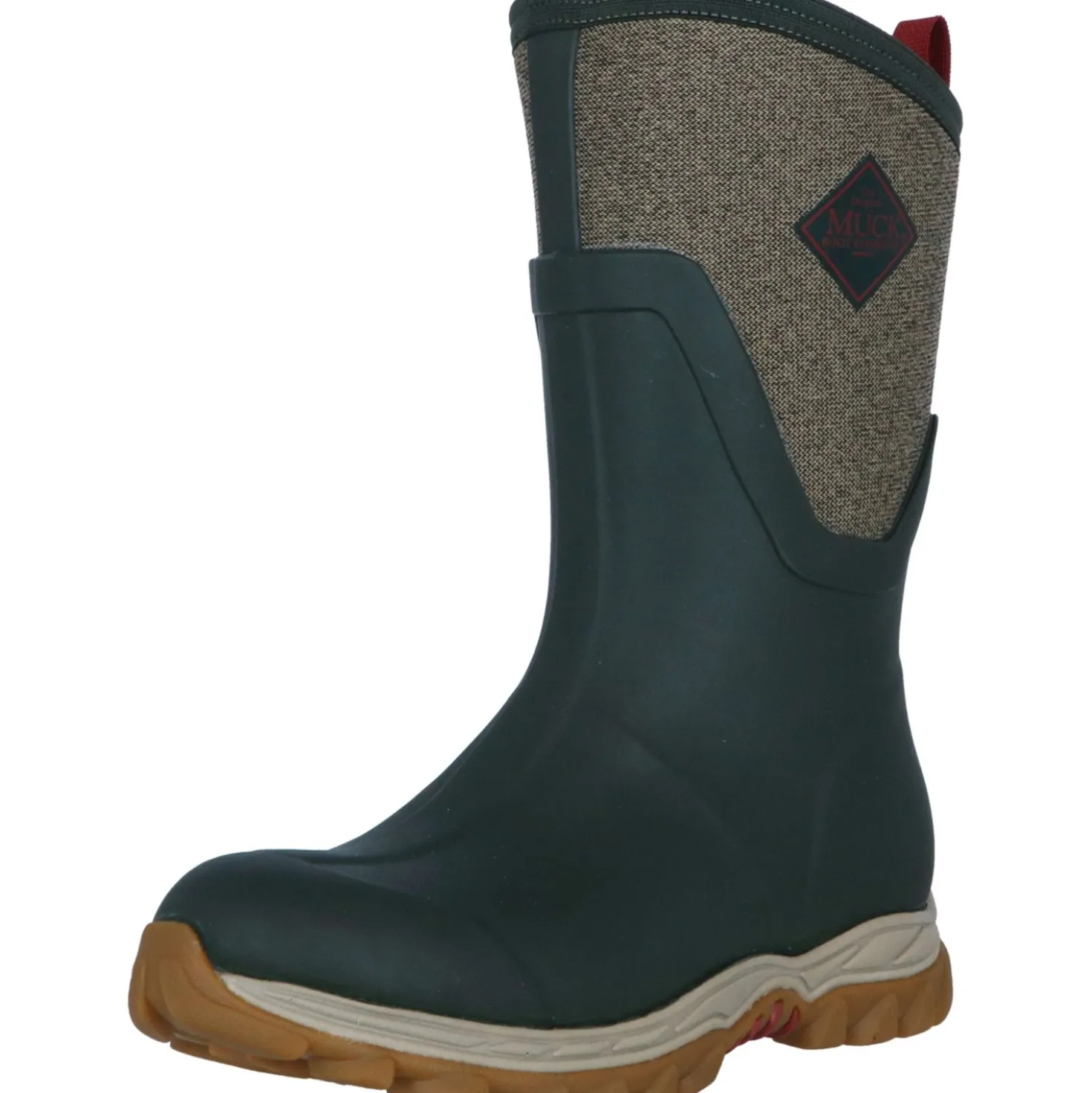 Muck Boot Arctic Sport II Mid Dames Olive/Tweed