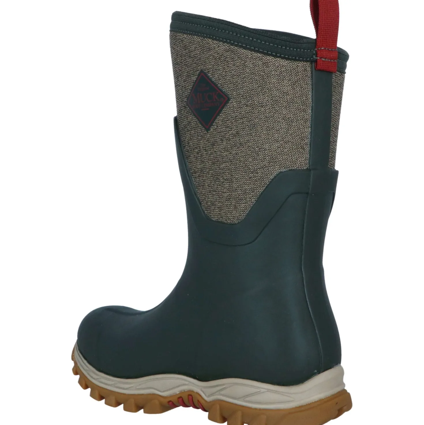 Muck Boot Arctic Sport II Mid Dames Olive/Tweed