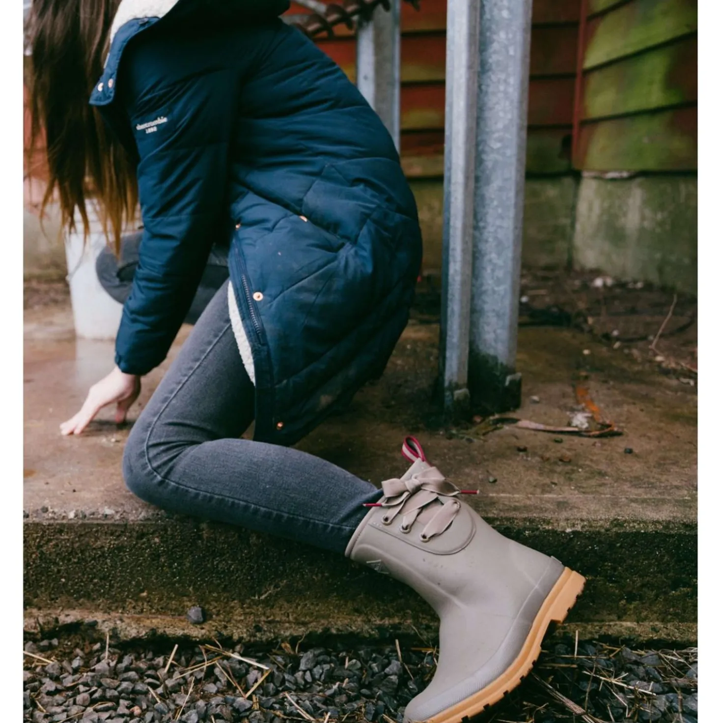 Muck Boot Muck Originals Pull On Woman Taupe