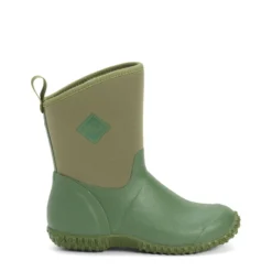 Muck Boot Muckster II Mid Dames Groen/Rozen Print