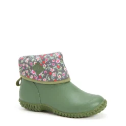 Muck Boot Muckster II Mid Dames Groen/Rozen Print