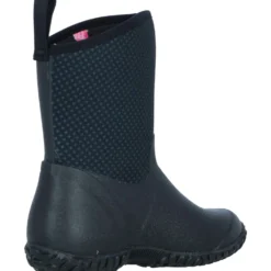 Muck Boot Muckster II Mid Dames Zwart/Rozen Print