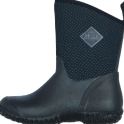 Muck Boot Muckster II Mid Dames Zwart/Rozen Print