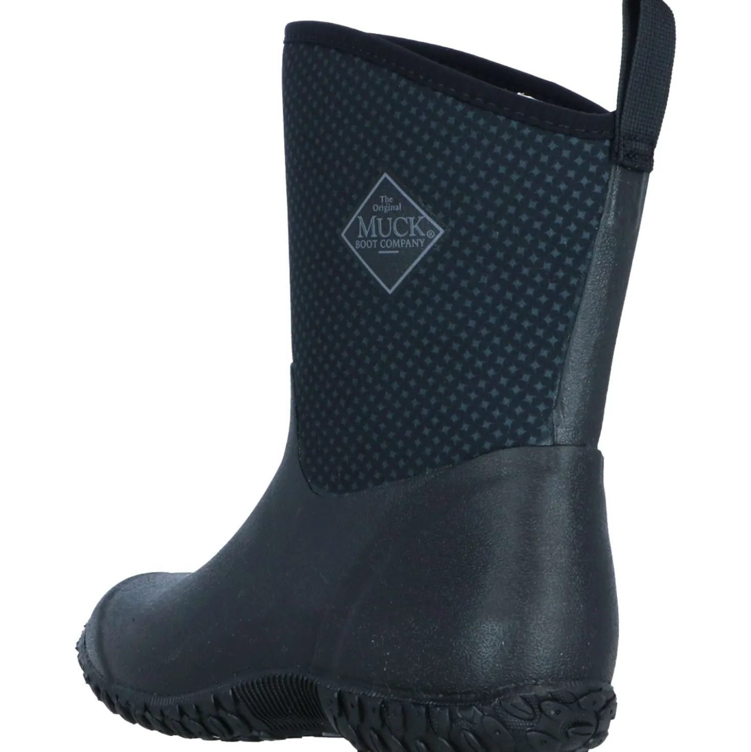 Muck Boot Muckster II Mid Dames Zwart/Rozen Print