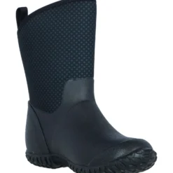 Muck Boot Muckster II Mid Dames Zwart/Rozen Print