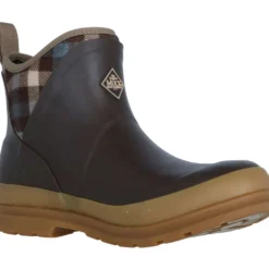 Muck Boot Originals Pull On Ankle Bruin/Plaid