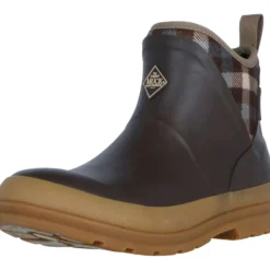 Muck Boot Originals Pull On Ankle Bruin/Plaid