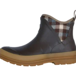 Muck Boot Originals Pull On Ankle Bruin/Plaid