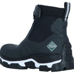 Muck Boot Stalschoenen Apex Zip Dames Zwart/Wit