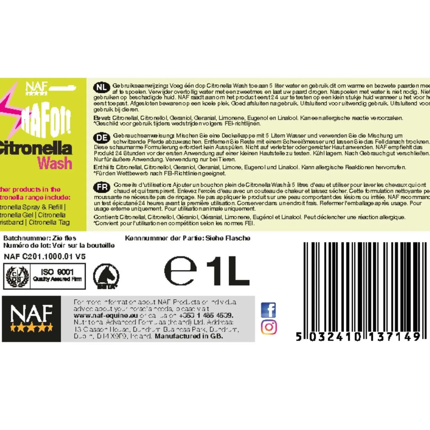 NAF Citronella Wash