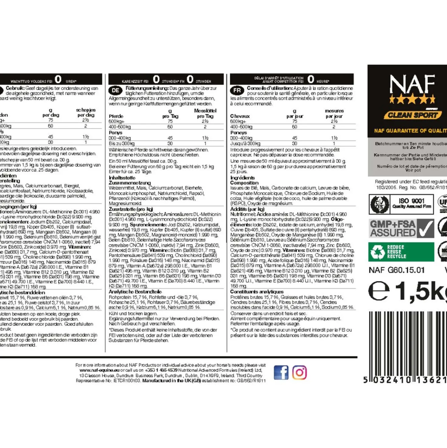 NAF General Purpose Supplement Refill